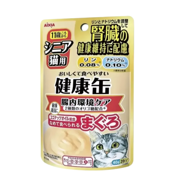 Aixia Wet Pouch Kenko Kidney Healthy Intestines for Senior 40g X 12